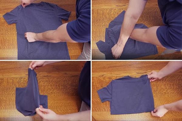 Plier un T-shirt en 2 secondes