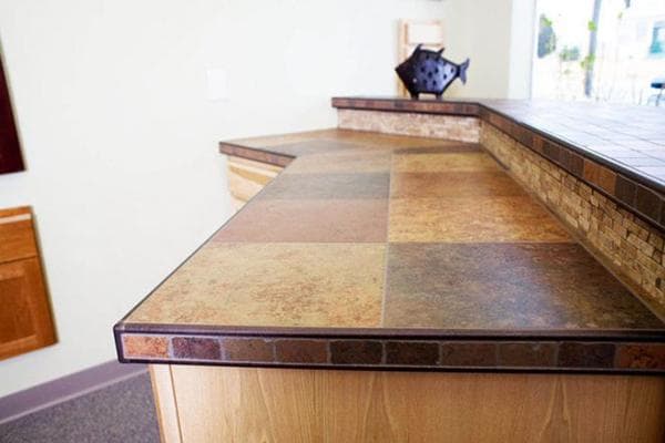 Revêtement en linoléum pour comptoirs