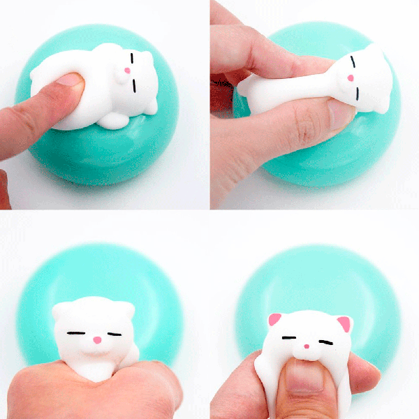 Jouet spongieux pour chat