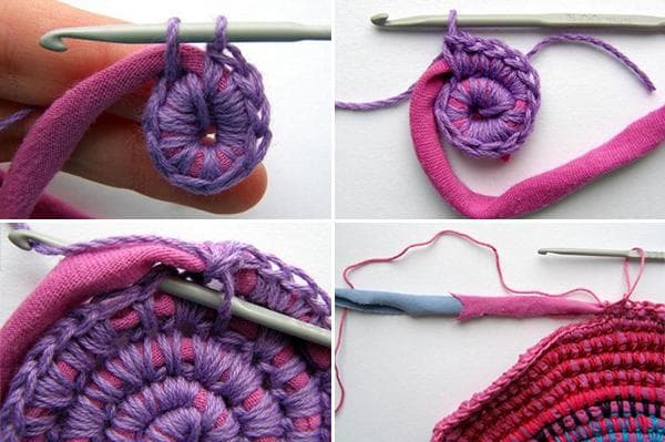 Crocheter un tapis rond