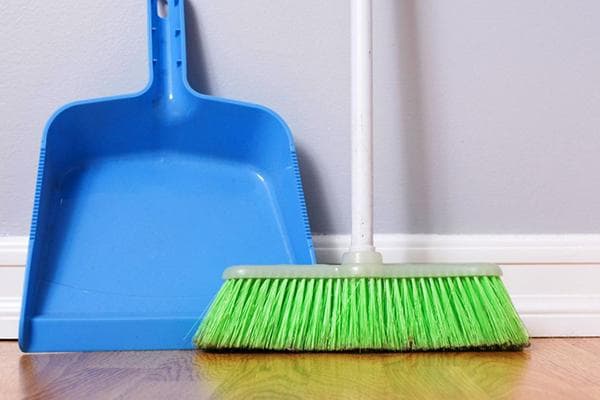 Brosse et pelle à poussière