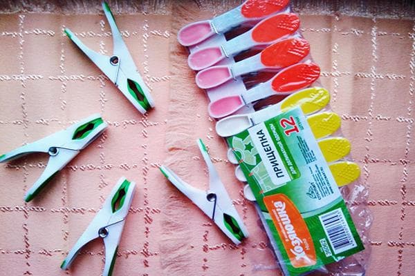 Pinces à linge pour un séchage délicat