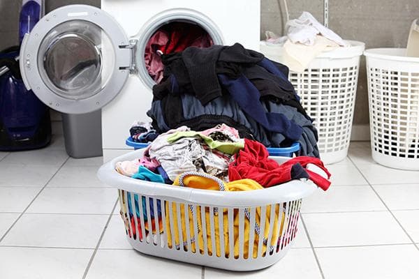 Linge sale avant le lavage