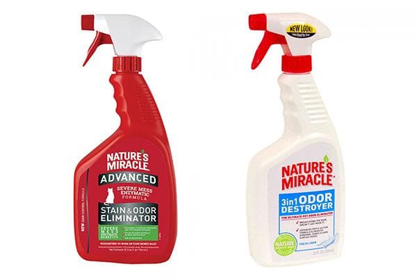 Sprays enzymatiques pour éliminer les odeurs d’urine et de vomi