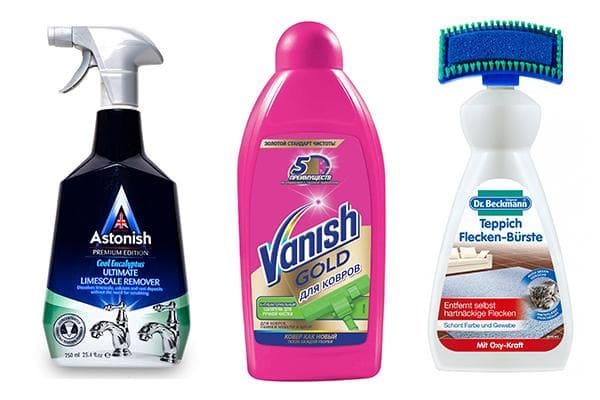 Nettoyants pour tapis contre les taches et les odeurs