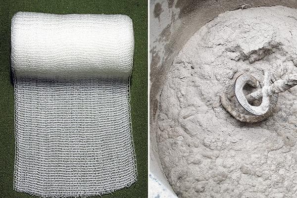 Mortier de bandage et de ciment