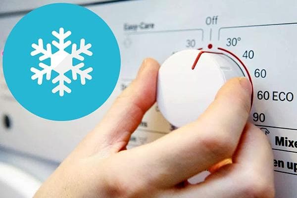 Lavage en machine à froid