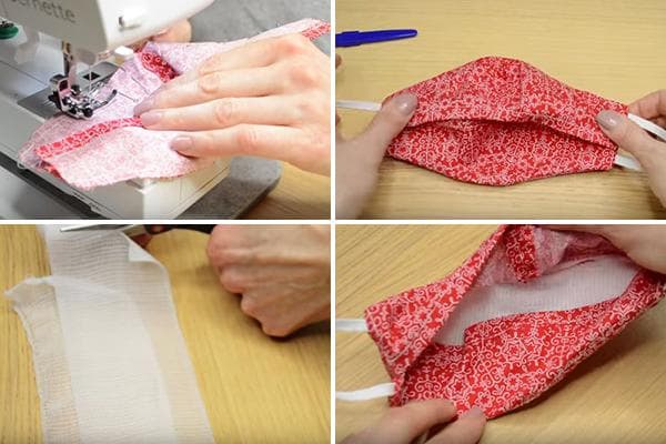 Fabriquer un masque réutilisable avec un filtre remplaçable