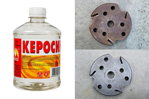 Kérosène contre la rouille