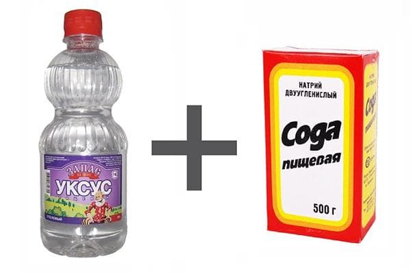 Vinaigre et soda