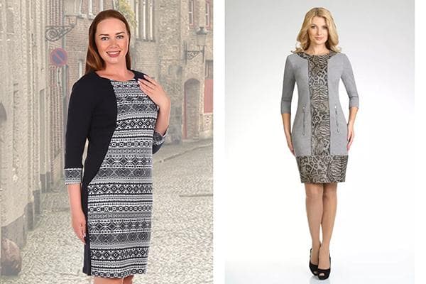 Robes augmentées en taille grâce aux inserts