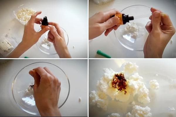 Testez la teneur en amidon du fromage cottage