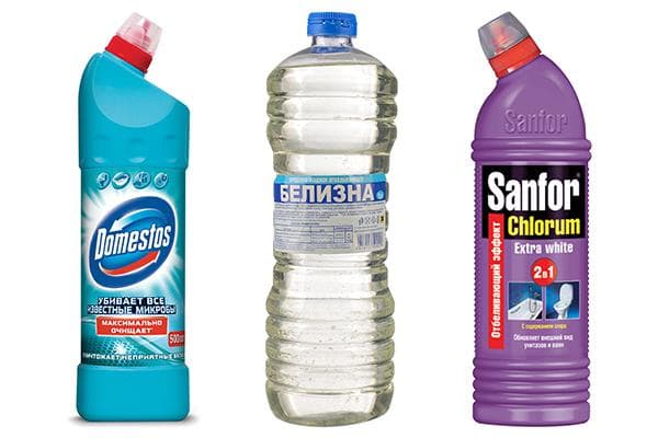 Nettoyants au chlore