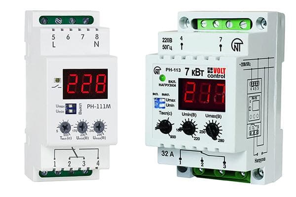 Relais de contrôle de tension RN-111M et RN-113