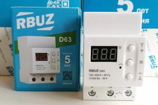 Relais de surveillance de tension RBUZ