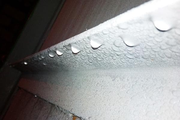 Condensation dans le garage