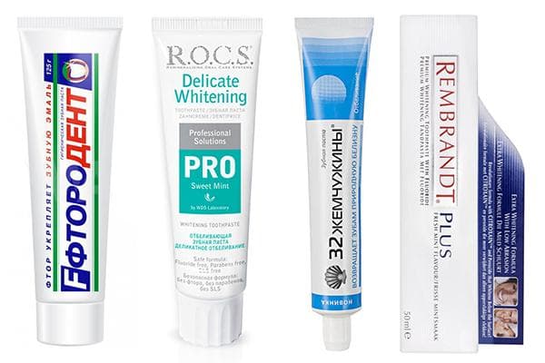 Dentifrices adaptés au nettoyage des fers