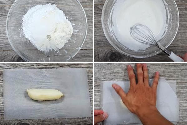 Préparer une pâte à la banane frite