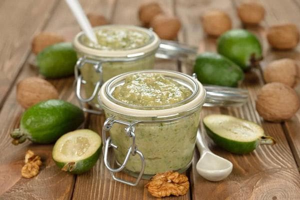 Purée de feijoa verte