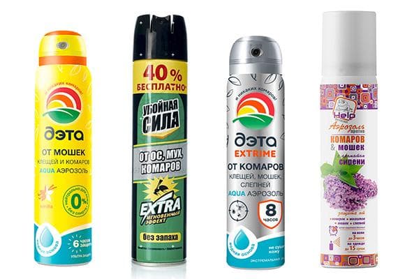 Aérosols contre les moucherons