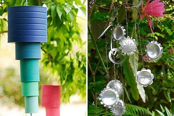 Répulsifs pour oiseaux fabriqués à partir de boîtes de conserve