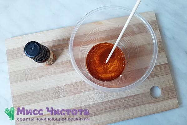 Kéfir mélangé à de l'iode