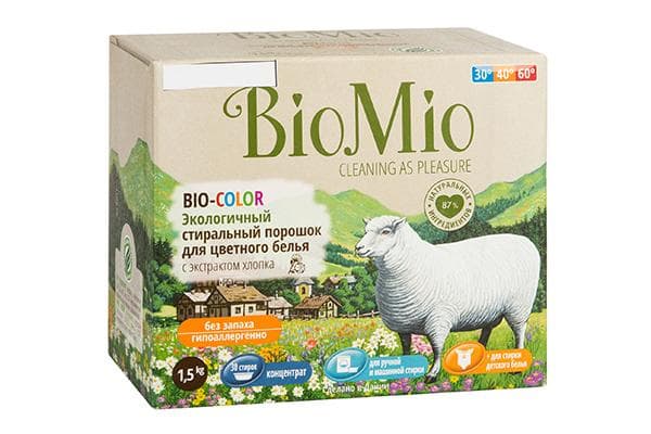 Lessive en poudre BioMio BIO-COLOR