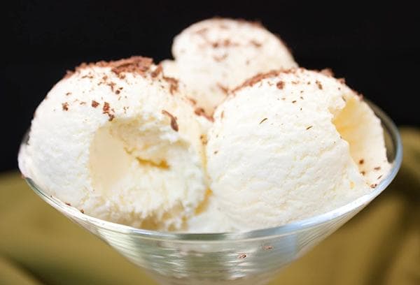 Glace au lait maison