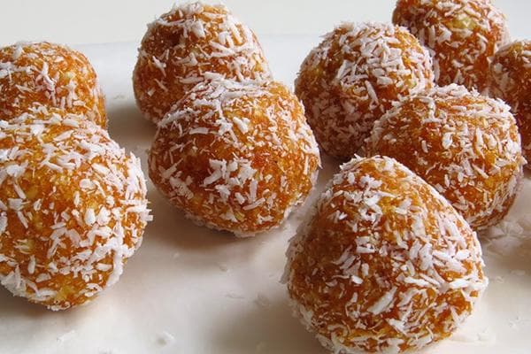 Bonbons maison aux abricots secs