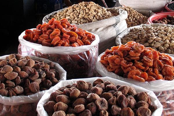 Vente d'abricots secs