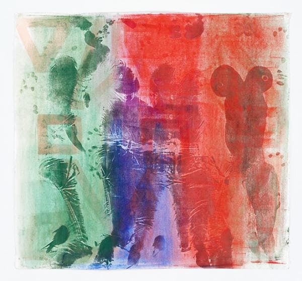 Empreintes corporelles sur le drap