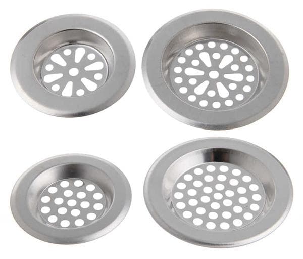 Couvercles métalliques pour le trou de vidange de l'évier