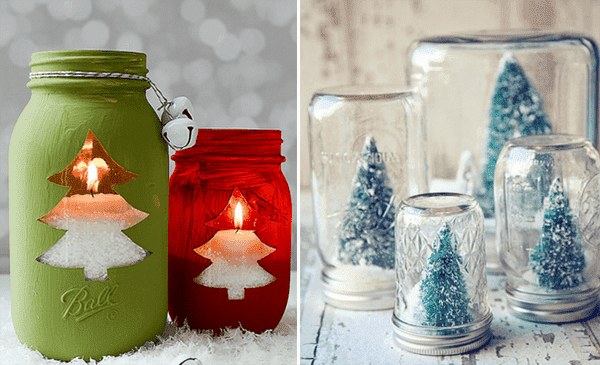 Décor du Nouvel An en canettes