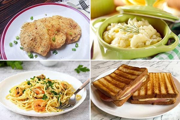 Plats qui accompagnent une assiette d'ail