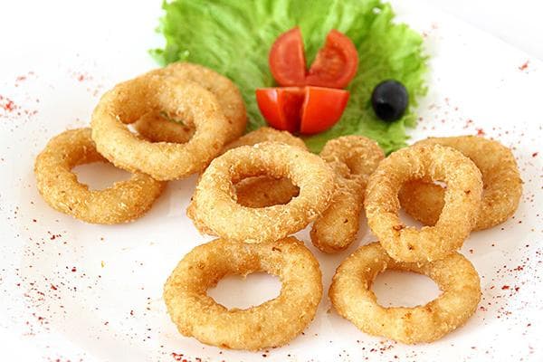 Rondelles d'oignon panées croustillantes
