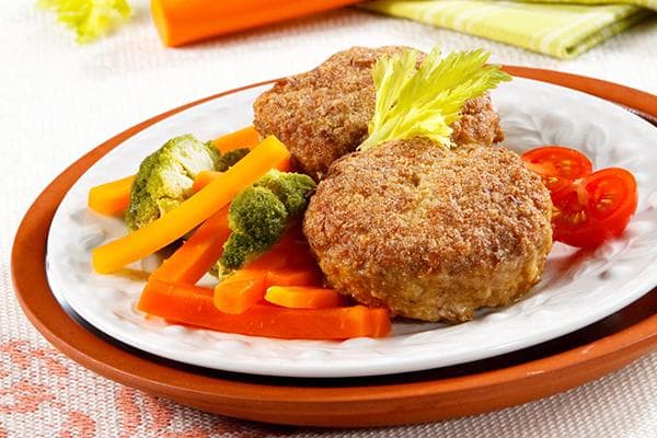 Escalopes aux légumes