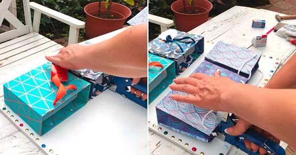 Fabriquer un organiseur à partir de sacs cadeaux