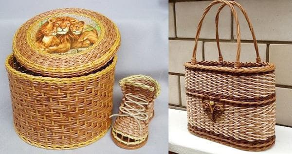 Tissage à partir de tubes de journaux