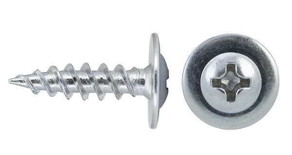 Vis autotaraudeuses galvanisées blanches