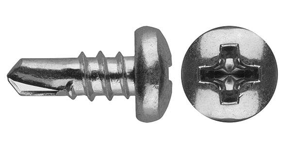 Vis autotaraudeuse galvanisée noire