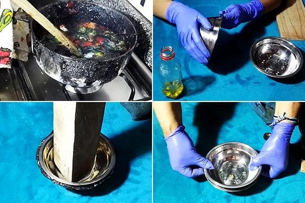 Fabriquer un bol en plastique à partir de capsules de bouteilles fondues