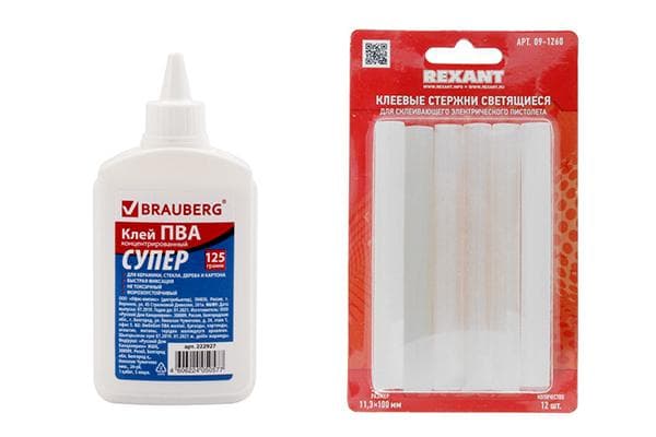 Colle Super PVA et bâtons de colle Rexant