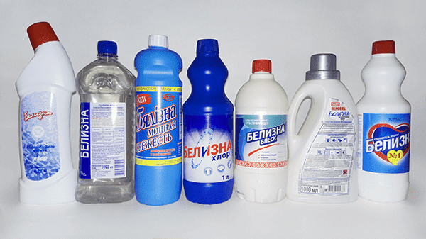 Blanchissement de l'eau de Javel - options