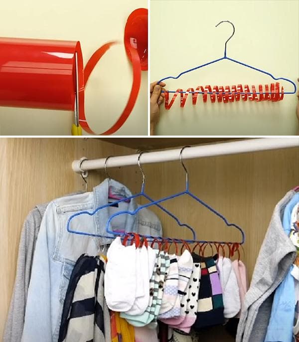 Organisateur de chaussettes fait maison