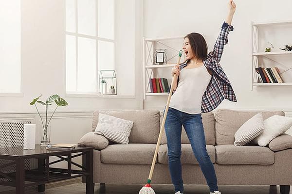 Nettoyage actif de la maison