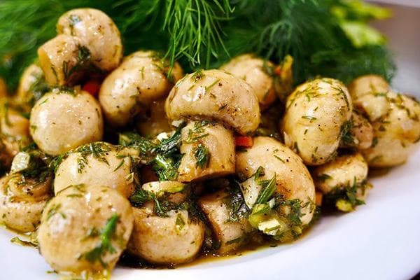 Champignons épicés à la sauce au miel