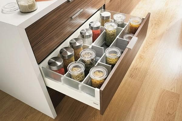 Système de rangement pour tiroirs de cuisine