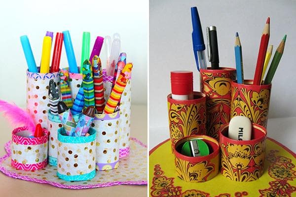 Options pour les organisateurs en tubes de carton