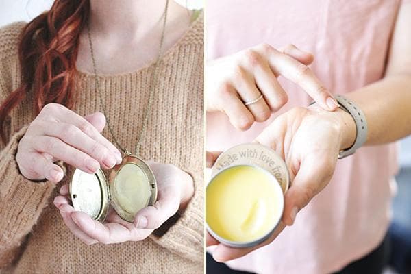 Utilisation de parfums solides