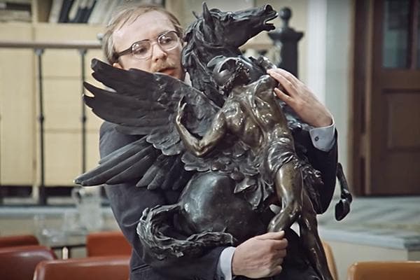 Novoseltsev avec un cheval